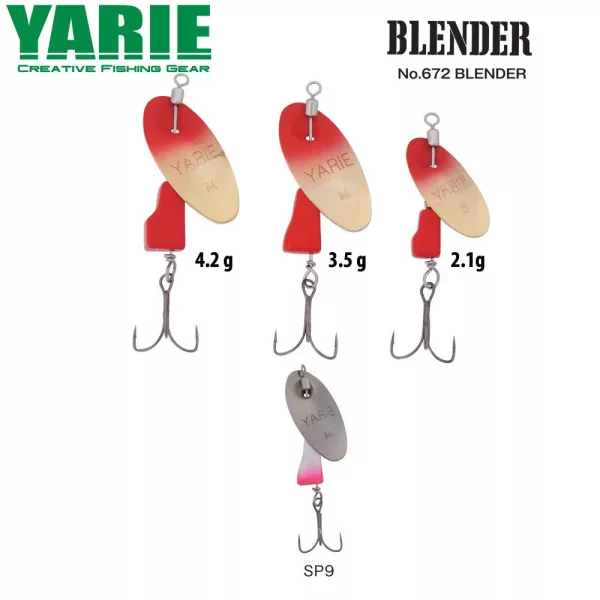 Yarie 672 Blender 2,1gr SP9 Silver Pink Vrtilica