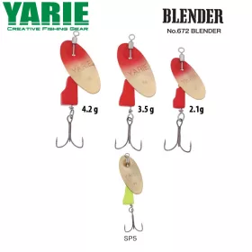 Yarie 672 Blender 4,2gr SP5 Gold/Lemon Okretna varalica