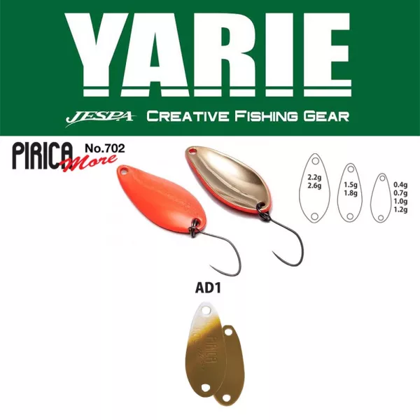 Yarie 702 Pirica More 1,0gr AD1 Kaschyan Žlica varalica