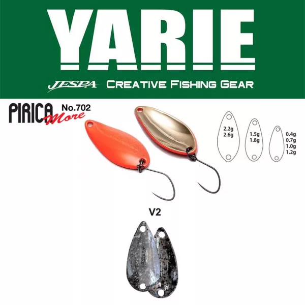 Yarie 702 Pirica More 1,0gr V2 Naive Silver Žlica varalica