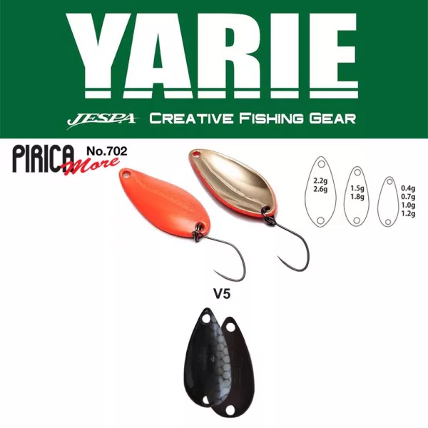 Yarie 702 Pirica More 1,0gr V5 D6 Žlica Vobler