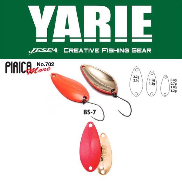 Yarie 702 Pirica More 1,5gr BS-7 Candy Pink Žlica Varalica