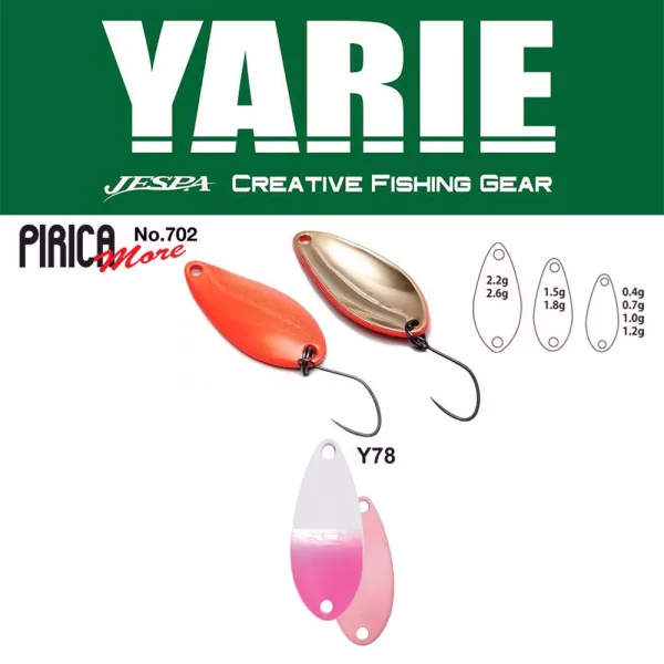 Yarie 702 Pirica More 1,5gr Y78 Shiropino Žlica varalica