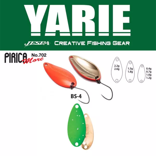 Yarie 702 Pirica More 1,8gr BS-4 Lime Glitter Žlica Varalica