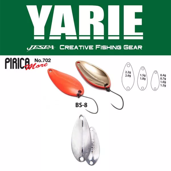 Yarie 702 Pirica More 1,8gr BS-8 Silver Žlica varalica