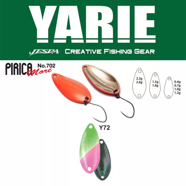 Yarie 702 Pirica More 1,8gr Y72 Green/Pink žličasta varalica