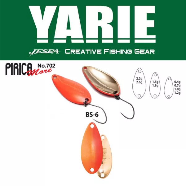 Yarie 702 Pirica More 2,2gr BS-6 Candy Orange Žlica varalica