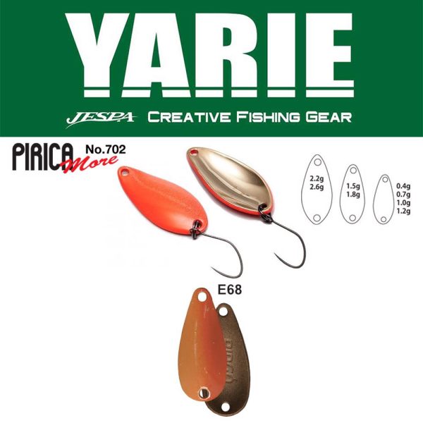 Yarie 702 Pirica More 2,2gr E68 Caramel Gold Žlica Varalica