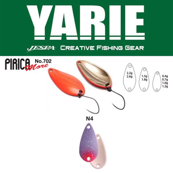 Yarie 702 Pirica More 2,2gr N4 Night Purple Žlica Varalica