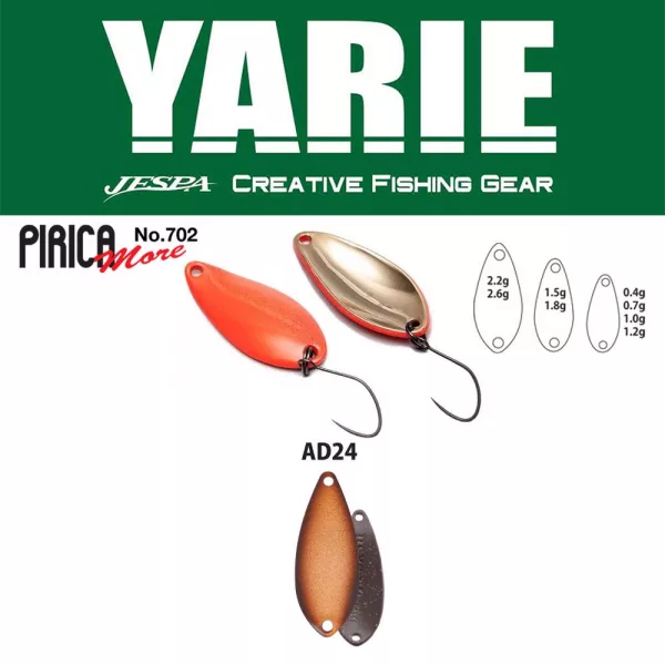Yarie 702 Pirica More 2,6gr AD24 Oyster žličasta varalica