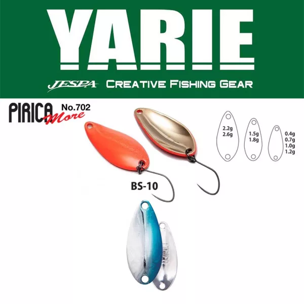 Yarie 702 Pirica More 2,6gr BS-10 Blue/Silver Žlica varalica