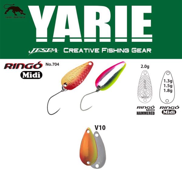 Yarie 704 Ringo Midi 1,5gr V10 Mix Orange Žlica Varalica