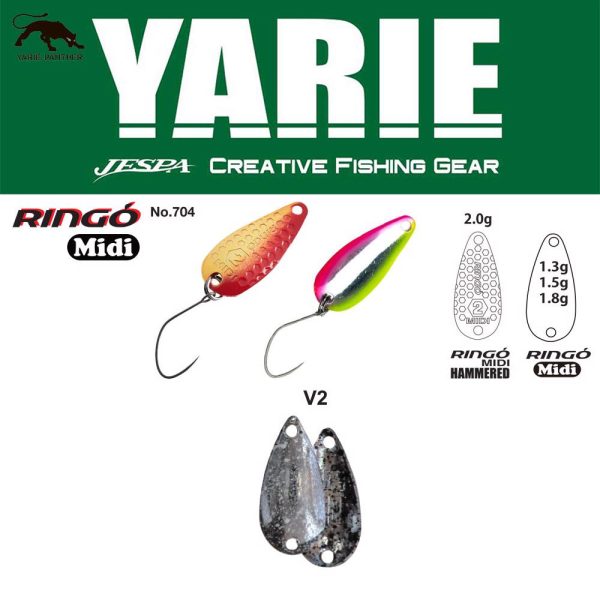 Yarie 704 Ringo Midi 1,5gr V2 Naive Silver Žlica Mamac