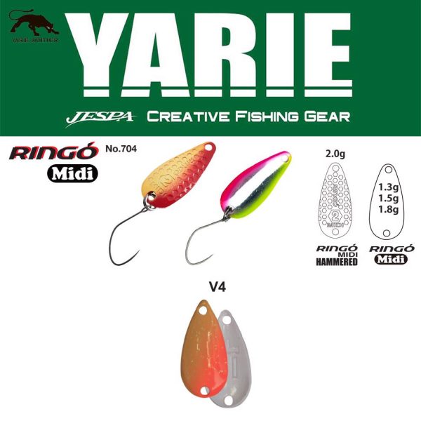 Yarie 704 Ringo Midi 1,5gr V4 MG Ice Žlica varalica