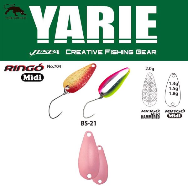 Yarie 704 Ringo Midi 1,8gr BS-21 Gradation R Pink Žlica Mamac