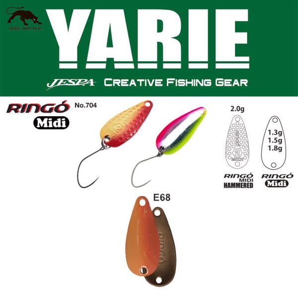 Yarie 704 Ringo Midi 1,8gr E68 Caramel Gold Žlica Varalica