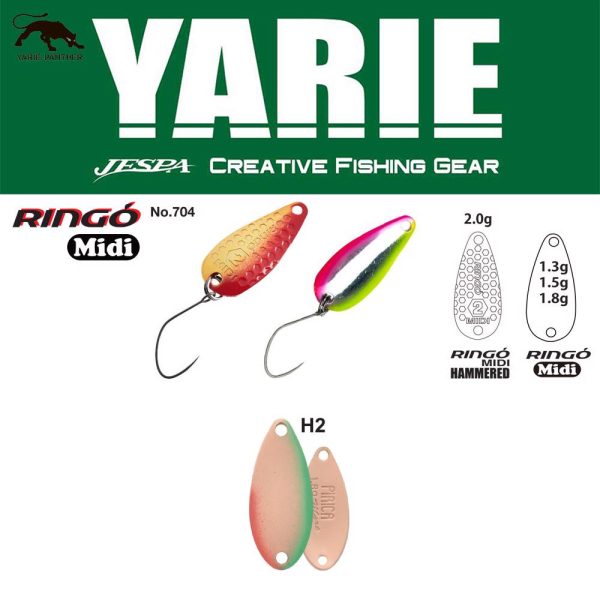 Yarie 704 Ringo Midi 1,8gr H2 Salmon Žlica Varalica