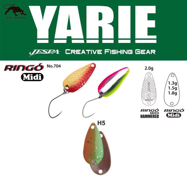 Yarie 704 Ringo Midi 1,8gr H5 Thirty Eight Žlica varalica