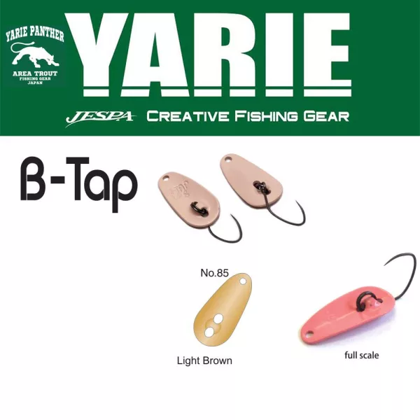 Yarie 705 B-Tap 1,2gr 85 Light Brown Žlica-vobler