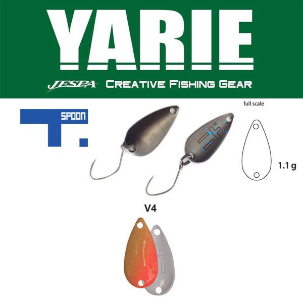 Yarie 706 T-Spoon 1,1gr V4 MG Ice Žlica Varalica