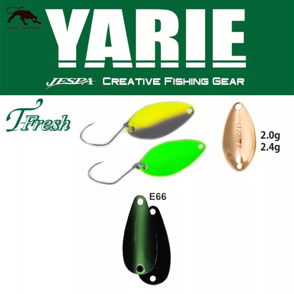 Yarie 708T T-Fresh 2,4gr E66 Fits Green Žličasta varalica