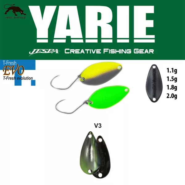 Yarie 710T T-Fresh Evo 1,1gr V3 Ayu Žlica Varalica