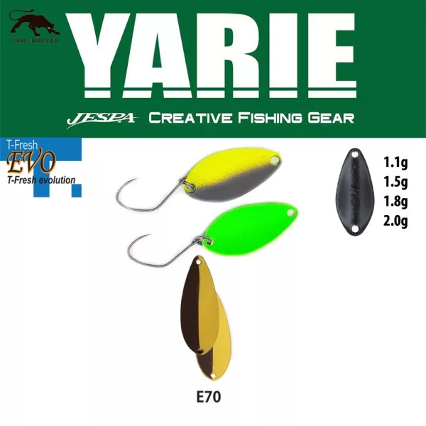 Yarie 710T T-Fresh Evo 1,5gr E70 Pudding Žlica Varalica