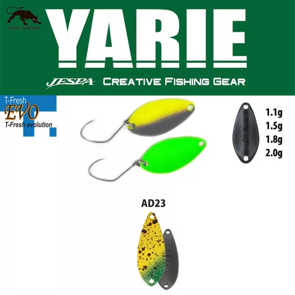 Yarie 710T T-Fresh Evo 1,8gr AD23 Monkey Banana Žlica Varalica