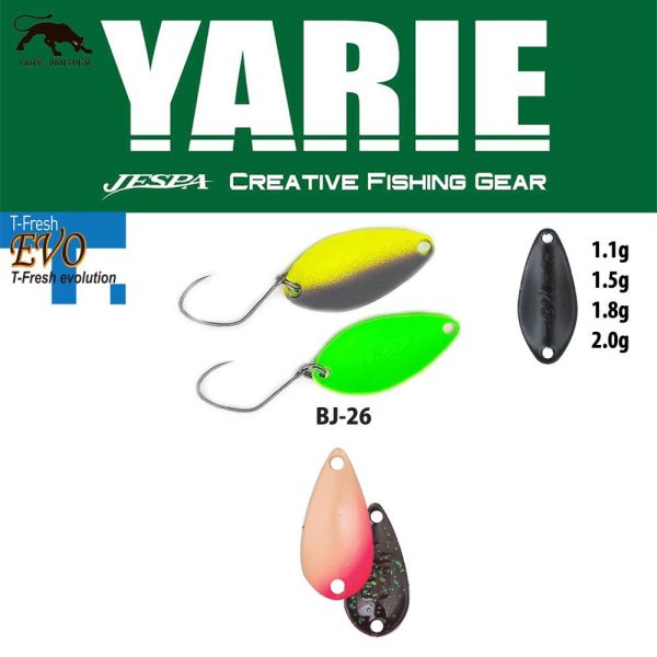 Yarie 710T T-Fresh Evo 1,8gr BJ-26 Noriko Žlica Vobler