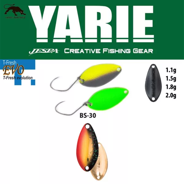 Yarie 710T T-Fresh Evo 1,8gr BS-30 Sunset Line Žlica