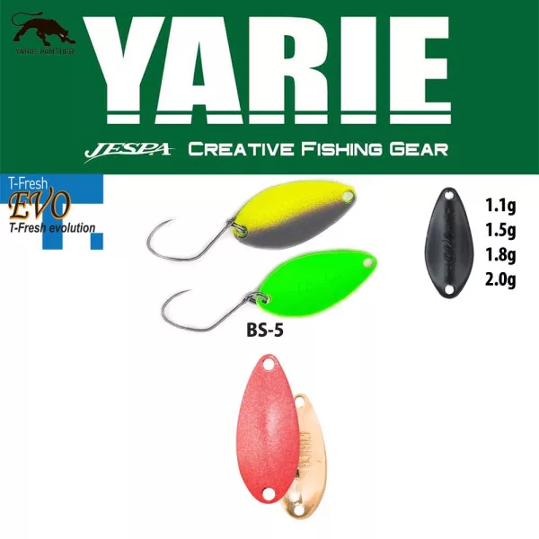 Yarie 710T T-Fresh Evo 1,8gr BS-5 Matte Red Žlica