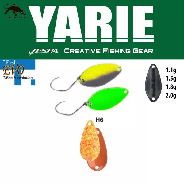 Yarie 710T T-Fresh Evo 1,8gr H6 Daidai Squash Žlica varalica