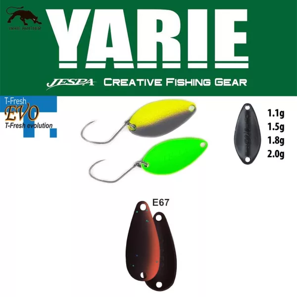 Yarie 710T T-Fresh Evo 2,0gr E67 Winner Brown Žlica Varalica