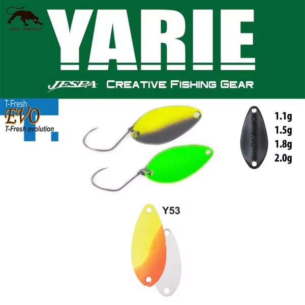 Yarie 710T T-Fresh Evo 2,0gr Y53 Lemon/Orange Žlica Varalica