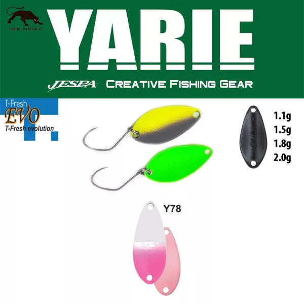 Yarie 710T T-Fresh Evo 2,0gr Y78 Shiropino žlica/varalica