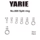 Yarie 806 Split Ring Silver 60lb 5 Razdvojni prsten 12 kom