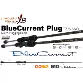   Yamaga Blanks Blue Current 610Plug Quickness TZ-Nano 2,10m 1,5-5gr 2-dijelni štap za varaličarenje