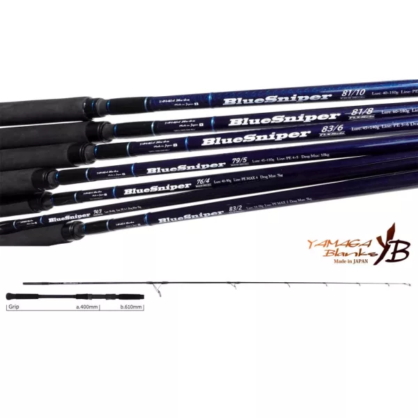 Yamaga Blanks Blue Sniper 74/3 RGD Mode 2,26m 30-60gr Nyéltoldós Pergető Bot