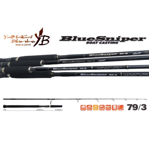 Yamaga Blanks Blue Sniper 79/3 2,36m 30-70gr 2-dijelni štap za spinning