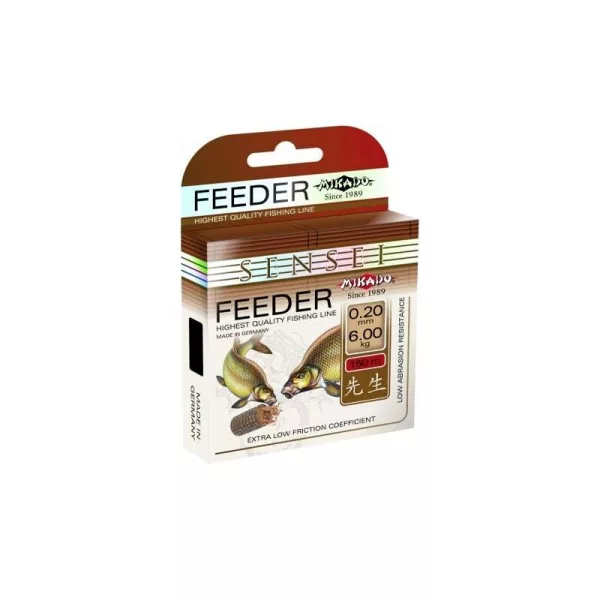 Mikado Sensei Feeder 0,18mm 150m Crna Monofilni Glavni Najlon