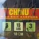 Euro Carp fonott feeder előke csalitüskével - Chinu 6-os méret